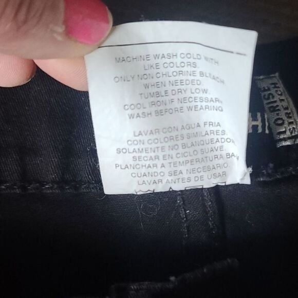 Jordache Black Low Rise Stretch Jeans - Picture 5 of 7